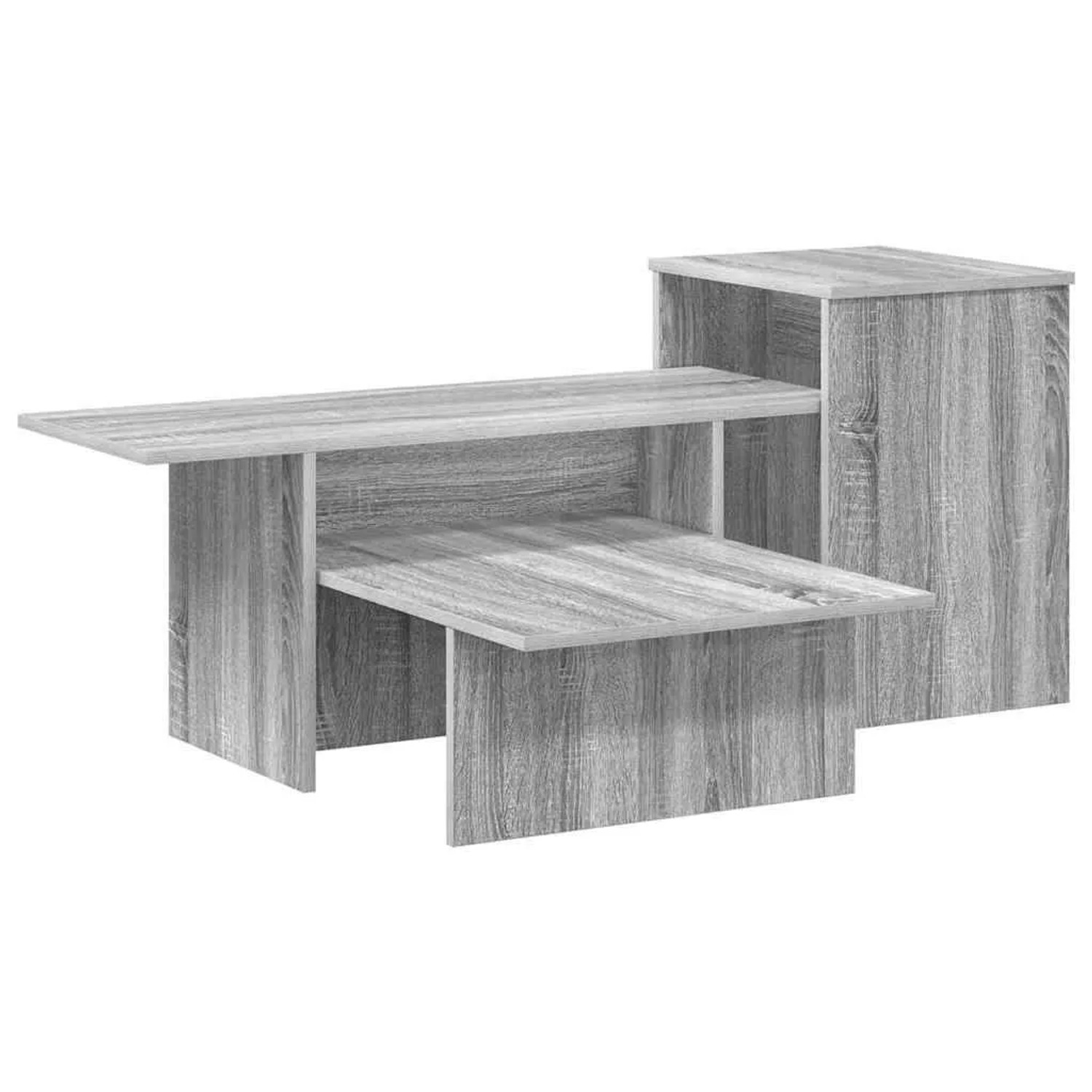 vidaXL Konsolentisch Graues Sonoma 91,5 x 35 x 38,5 cm Holzwerkstoff 891165
