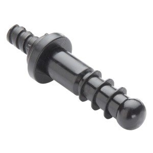 Wenko Adapter für WC-Ersatzbürsten, schwarz, aus Kunststoff.