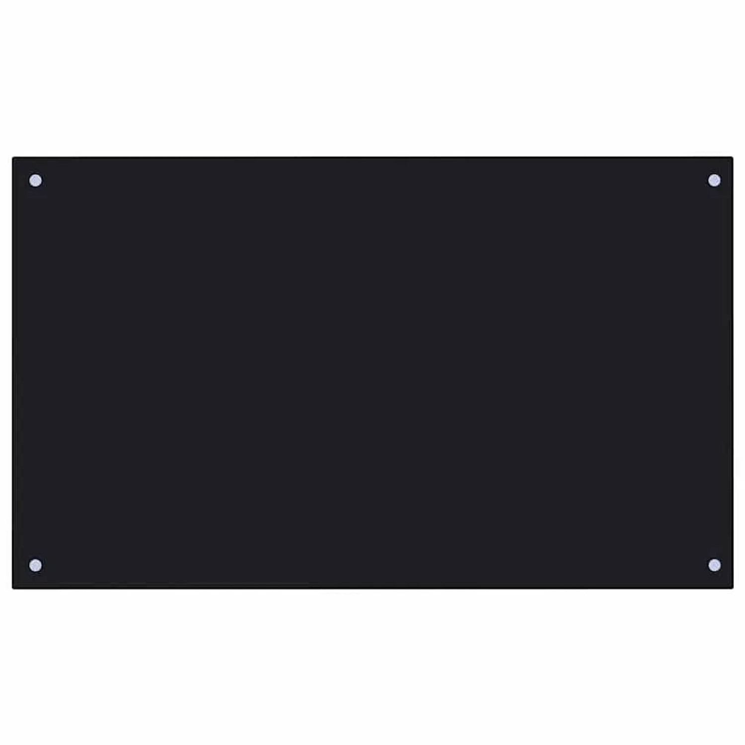 vidaXL Küchenrückwand 2 pcs Schwarz 100 x 60 cm Gehärtetes Glas 3415442_4