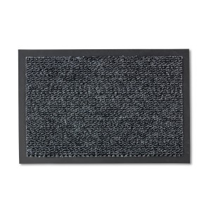 Graue Astra Türmatte Achat, 60x80 cm, für den Innenbereich. Schmutzfangmatte mit rutschfester Beschichtung.