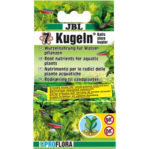 JBL 7 Kugeln Aquarium Pflanzendünger für gesunde Wasserpflanzen und reduziertes Algenwachstum.