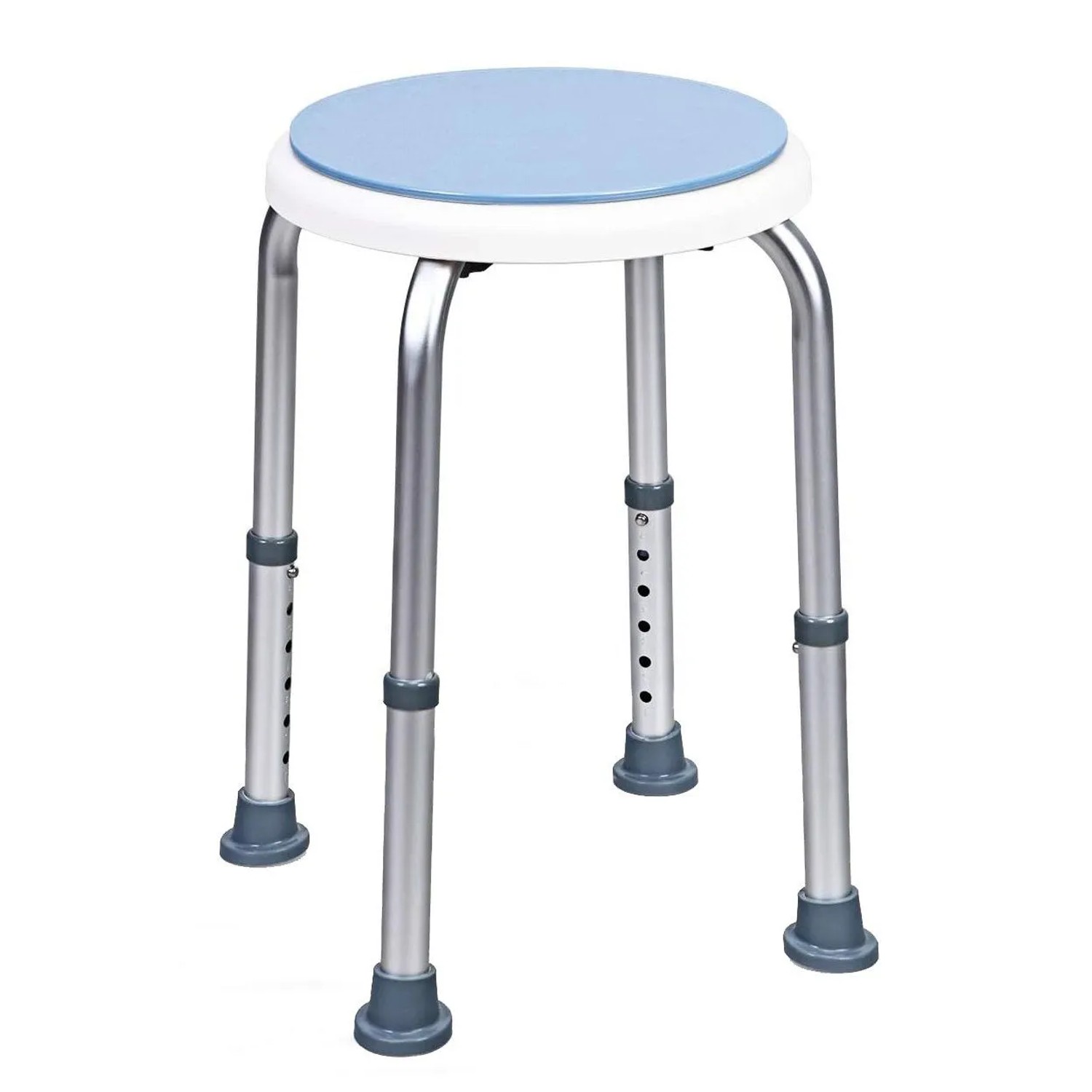 Costway 360° Drehbarer Duschhocker Duschstuhl Höhenverstellbar günstig online kaufen