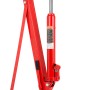 Detailaufnahme: Roter EBERTH Motorkran mit Hydraulikzylinder, ideal für Werkstatt und Montage.