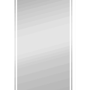 Rechteckiger LED-Lichtspiegel New Paradiso, 50x70 cm, mit umlaufender LED-Beleuchtung.