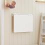 Eingeklappter, weißer Wandklapptisch von SoBuy, ideal als Küchentisch oder Kindermöbel.