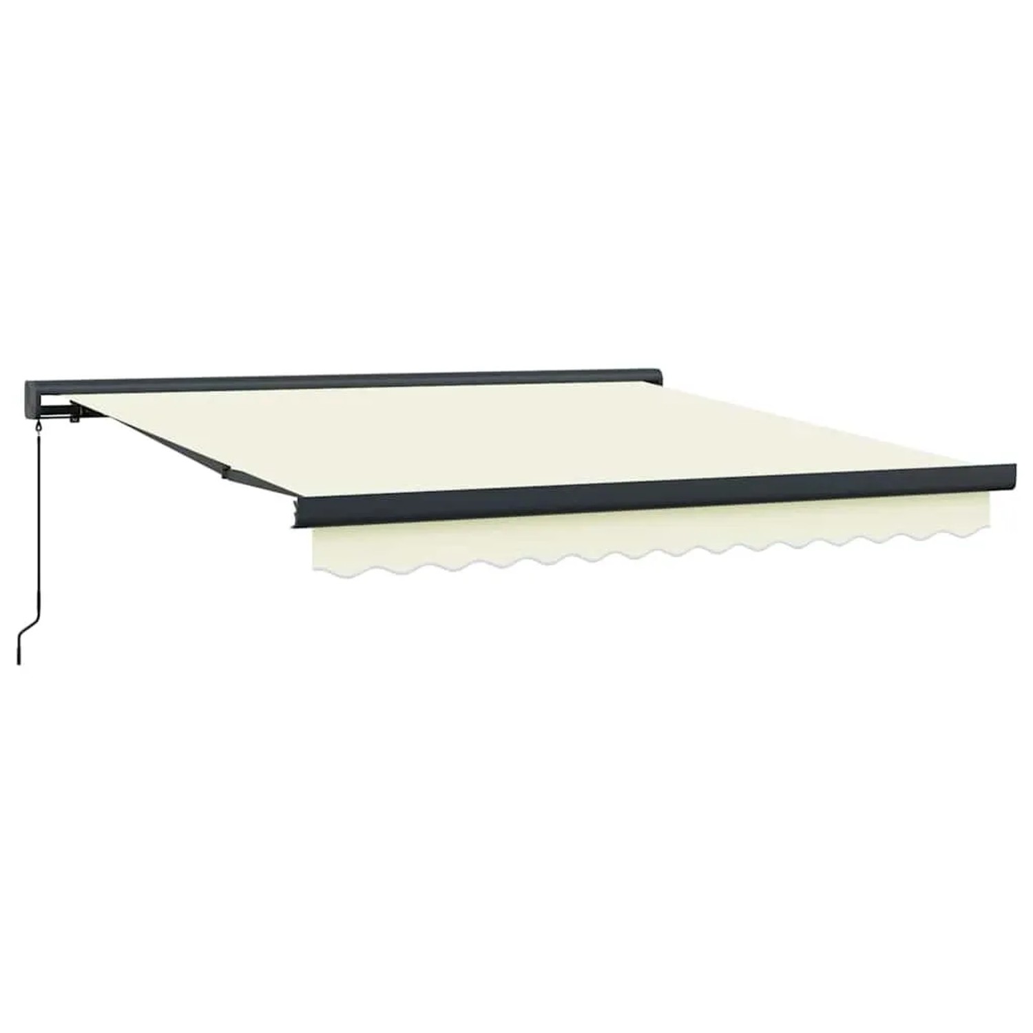 vidaXL Einziehbare Markise Creme 300 x 250 cm Stoff und Metall 3329917 günstig online kaufen