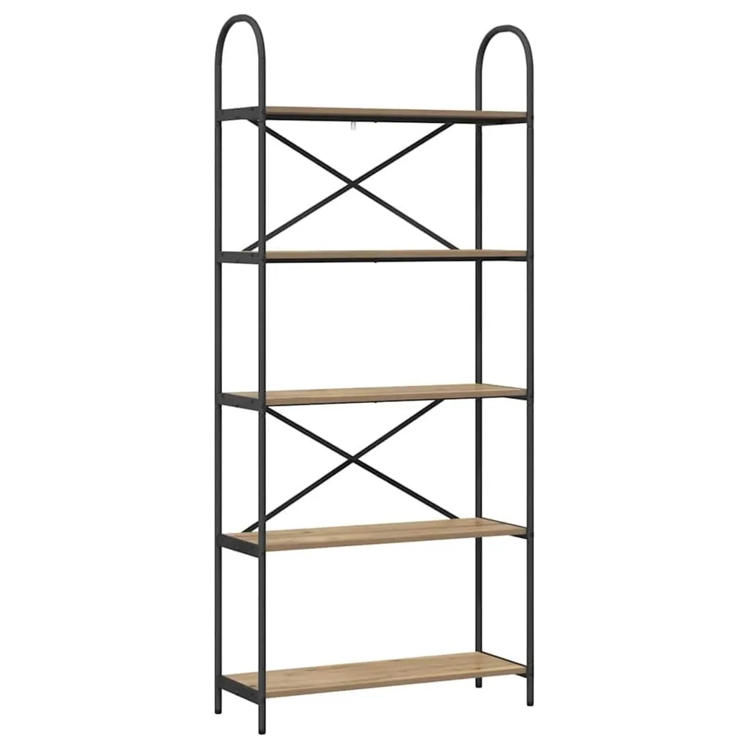 vidaXL Bücherregal Artisan-Eiche 80 x 30 x 183 cm Holzwerkstoff 879892 günstig online kaufen