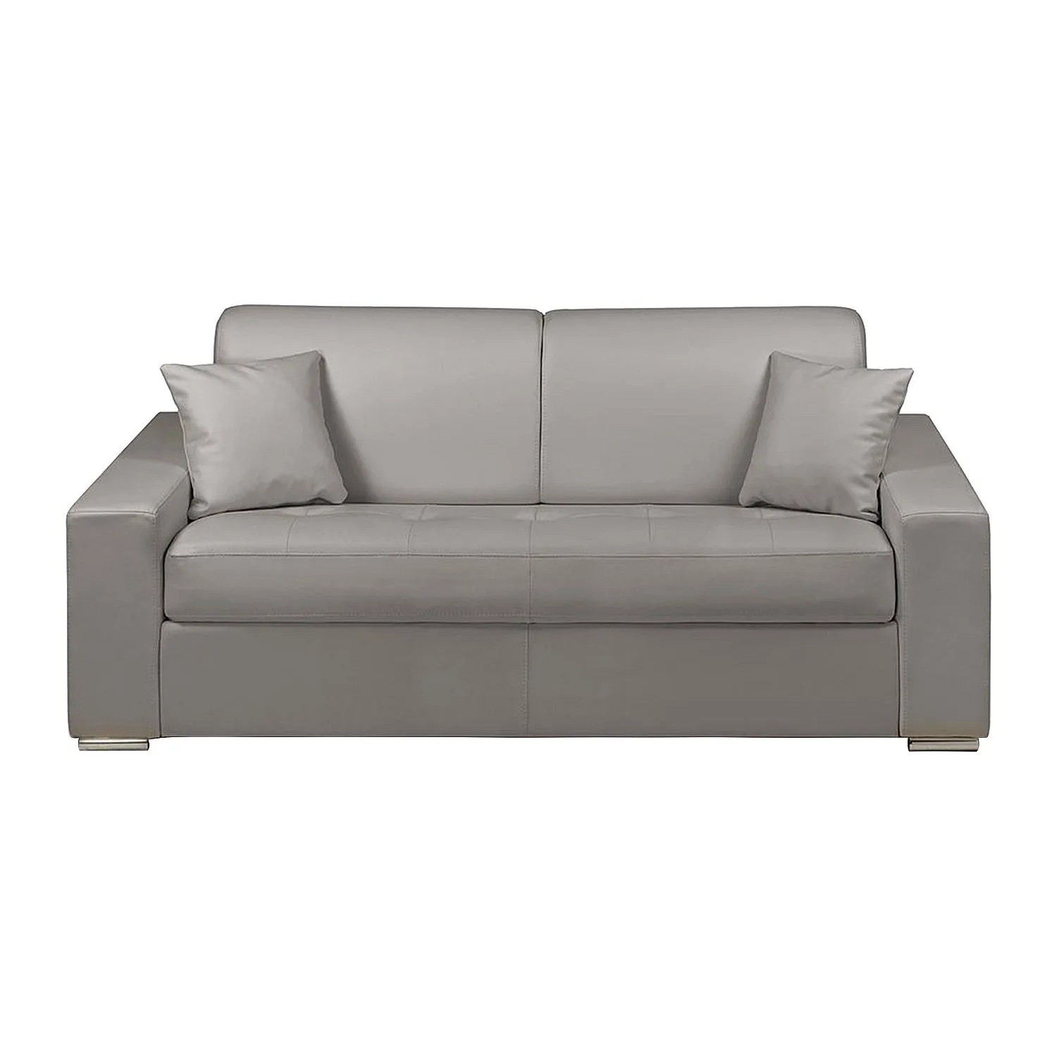 Vente-unique Schlafsofa Emir Grau 204 cm