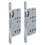 2er Set BASI Zimmertürschlösser ES 927 BB DIN Rechts, Edelstahl, für Innentüren.
