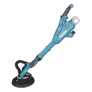 Makita Akku-Langhalsschleifer DSL801ZU (ohne Akku) in Türkis und Schwarz.