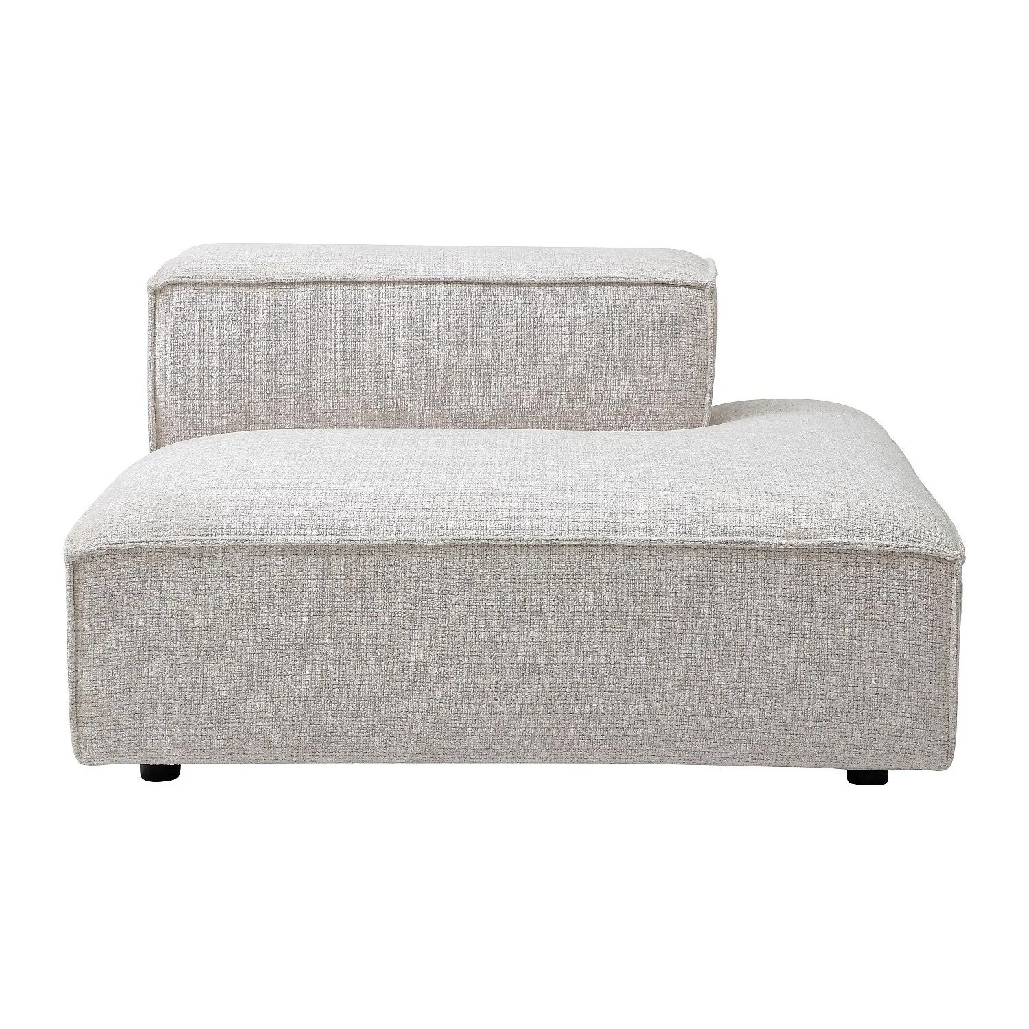 Vente-unique Recamiere Ohne Schlaffunktion Ruzolo Beige 120 cm