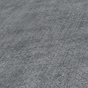 Anthrazitfarbene Metallic Tapete mit Gitter Design. Moderne Vliestapete für Wohnraum und Büro.
