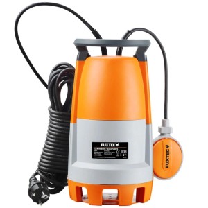 FUXTEC Tauchpumpe FX-TP1750 mit 750 Watt 12000L/H und Förderhöhe bis zu 9,5 m
