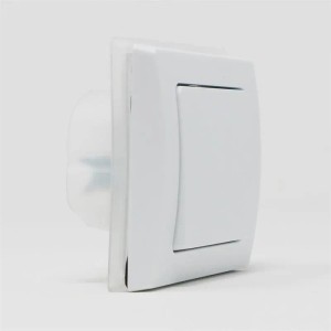 ChiliTec MILOS Wechsel Schalter IP44 Weiß Matt Schraubans