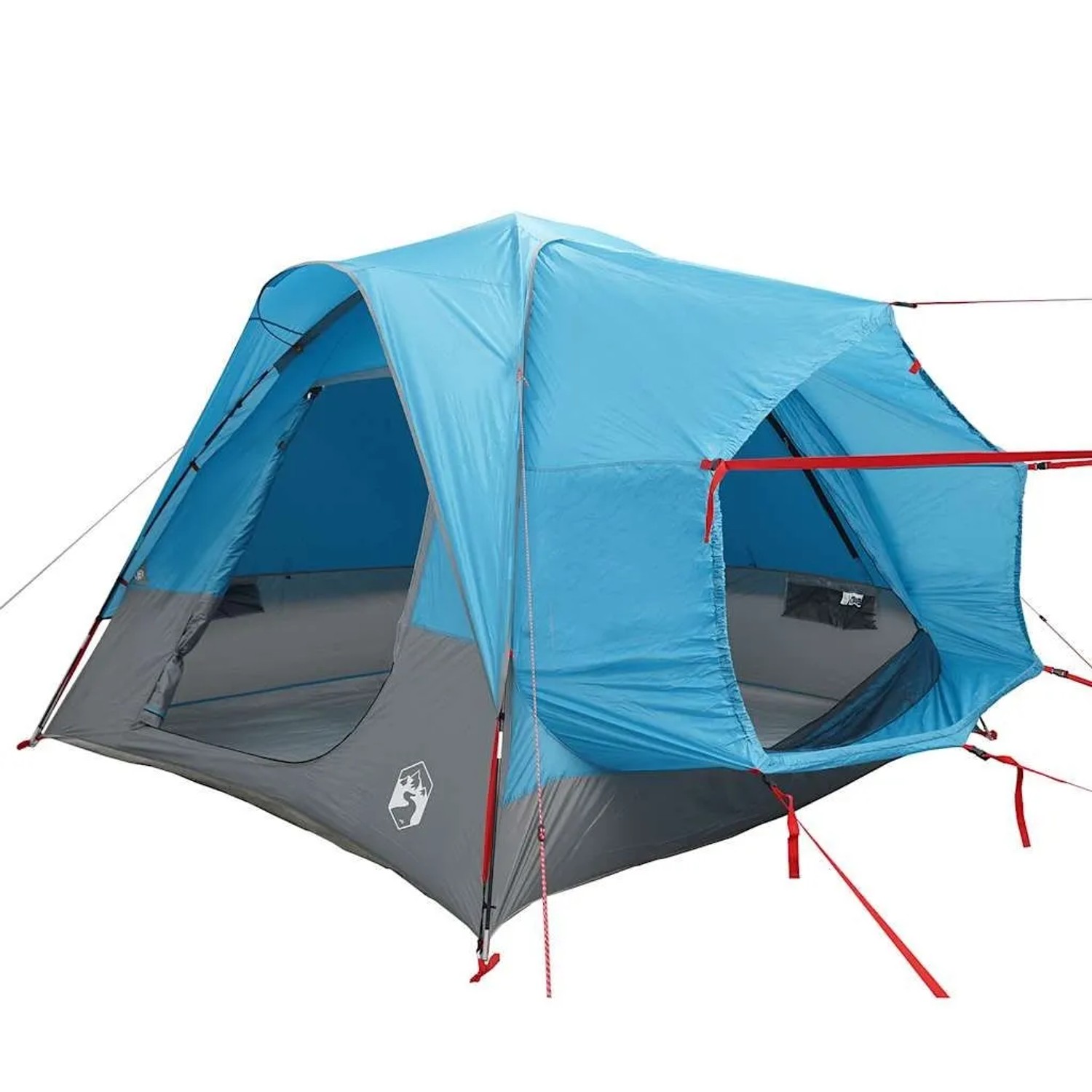 vidaXL Autozelt 4 Personen Blau Wasserfest 4009495