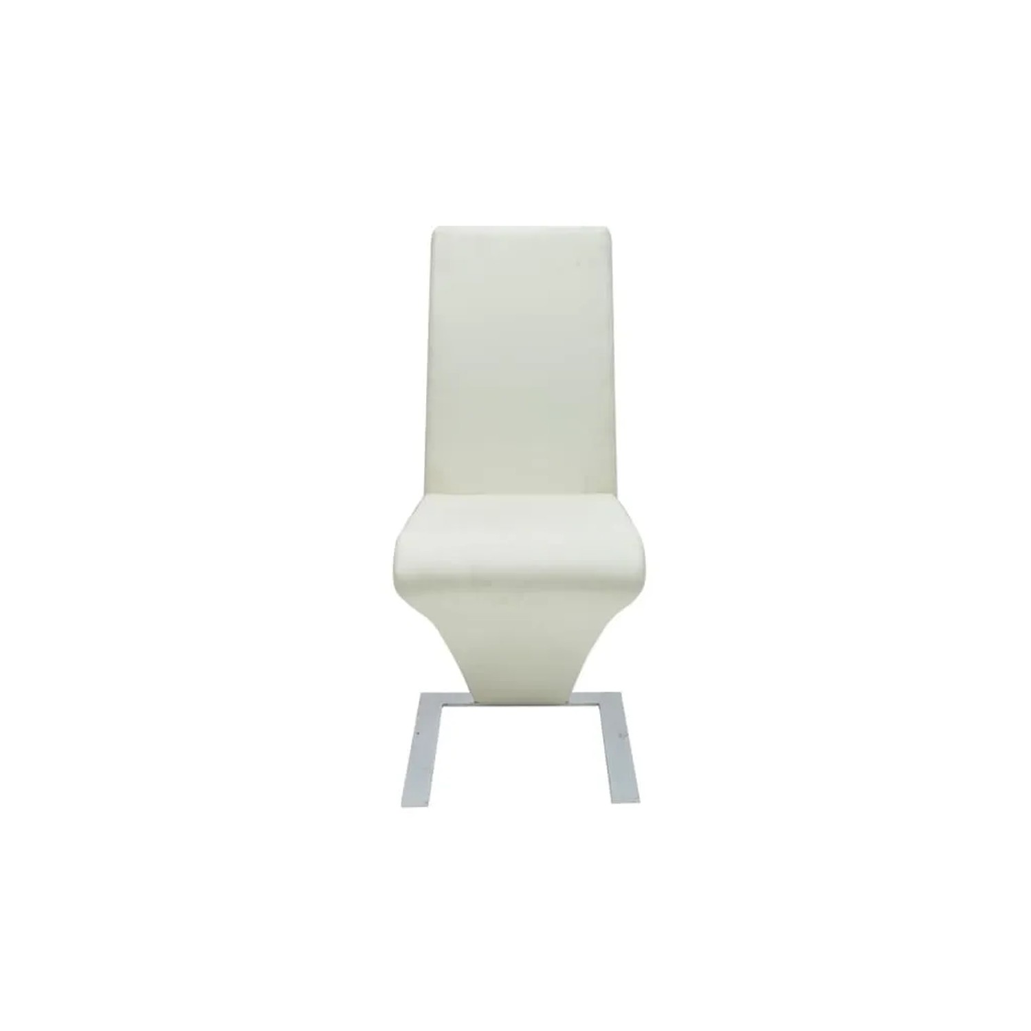 vidaXL Esszimmerstühle 6 Stk Weiß Kunstleder 160566_3