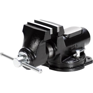 LUX Schraubstock SST-125 D Comfort, 125mm Backenbreite, aus Gusseisen.