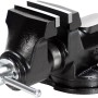 LUX Schraubstock SST-125 D Comfort, 125mm Backenbreite, aus Gusseisen.