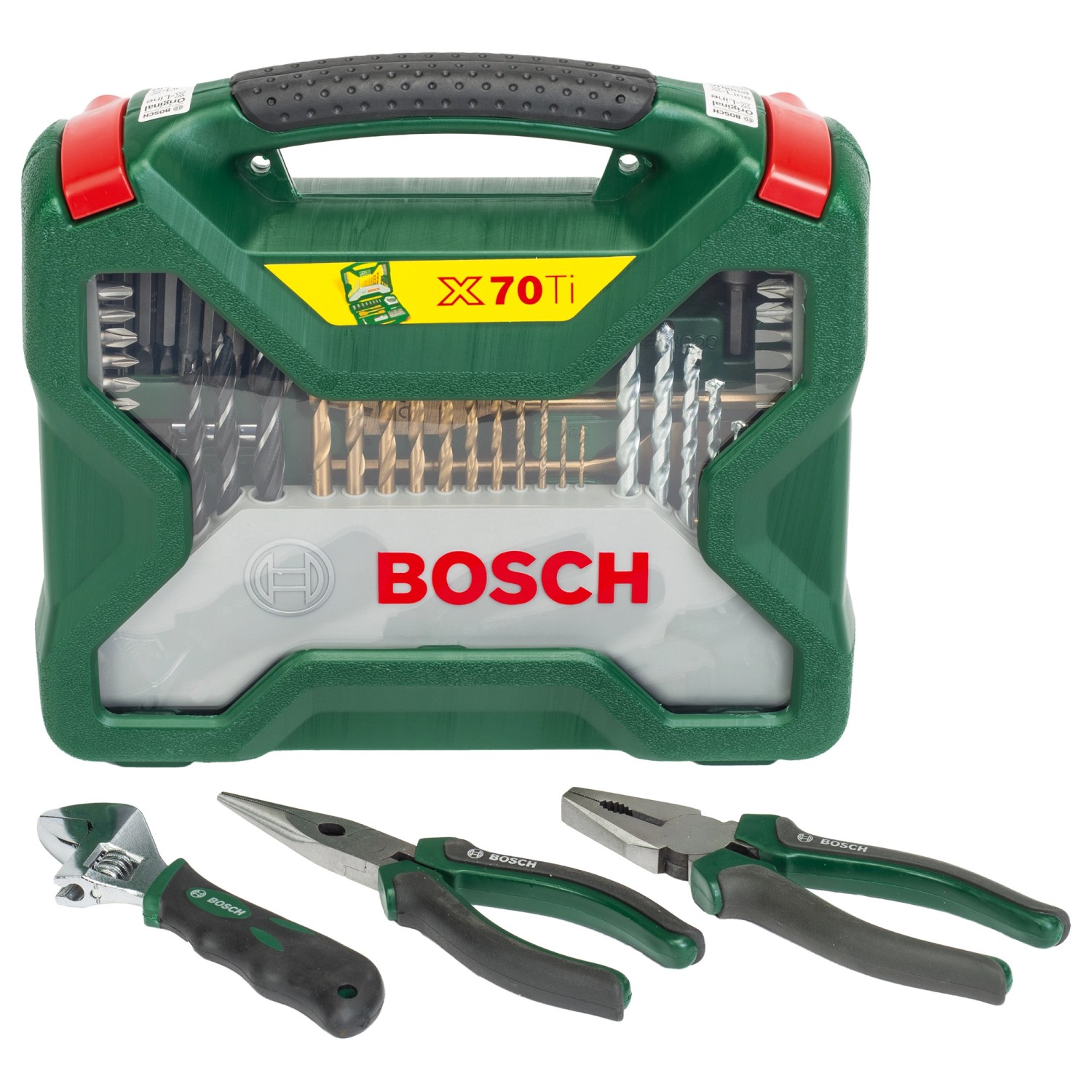 Bosch Zubehörbox X-Line 70-teilig inkl. Zangen-Set günstig online kaufen