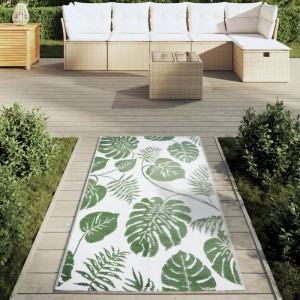 vidaXL Outdoor-Teppich ARAKIL Grün 80x150 cm PP 316933