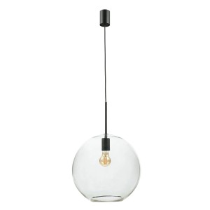 EASYLIGHT Hängeleuchte Kugelschirm Ø 36 cm E27 Glas Metall Daron