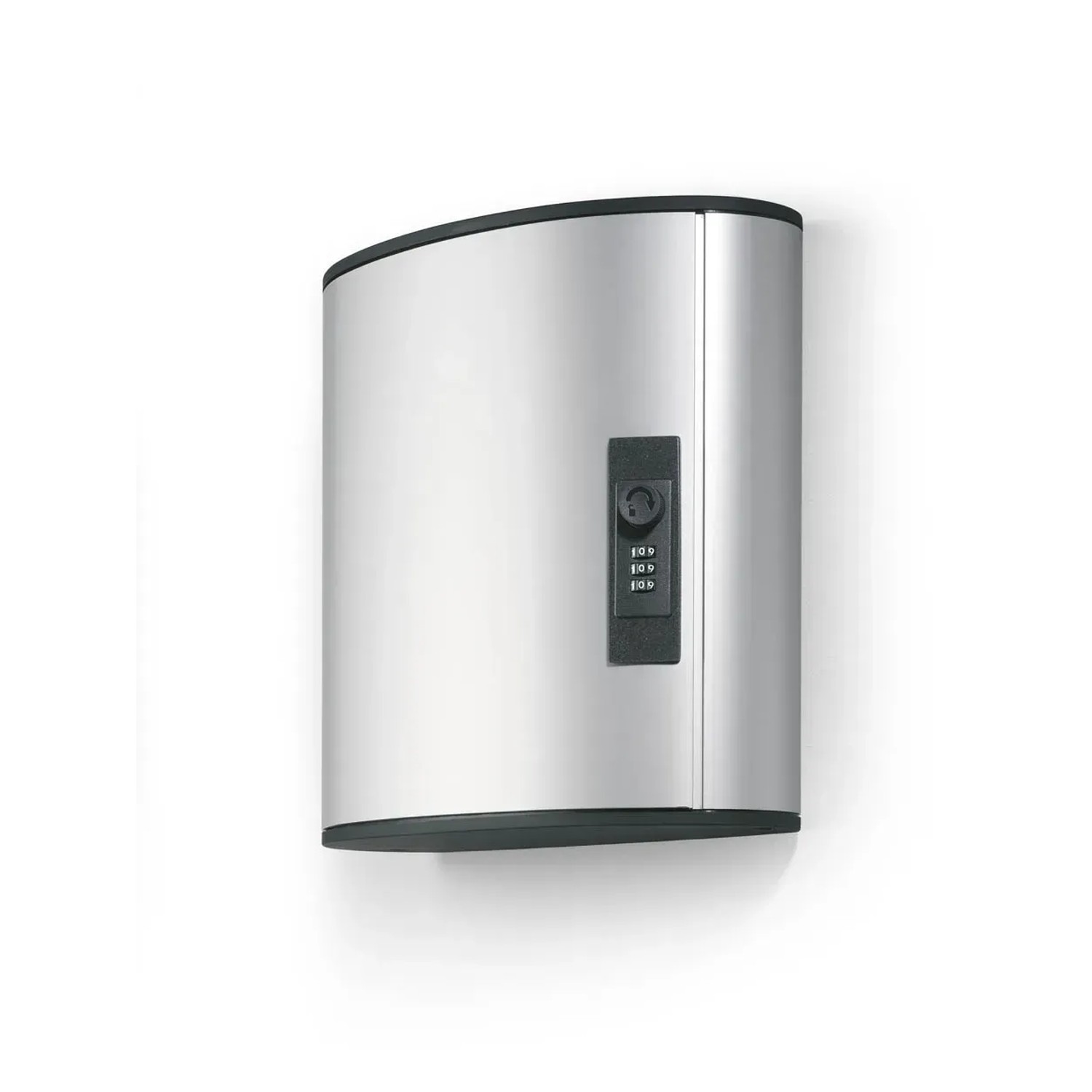 Silberner Durable Schlüsselkasten mit Zahlenschloss für 36 Schlüssel. Aufbewahrung & Ordnung.