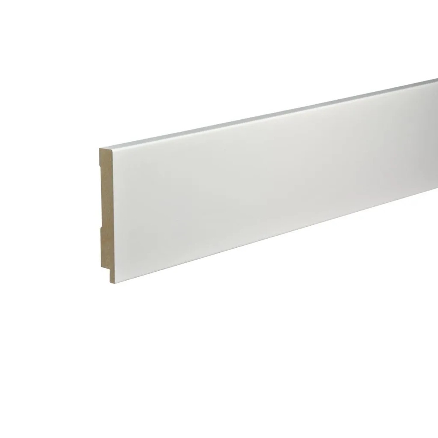 PROFI Sockelleiste Topline MDF Lackiert Uni Weiß