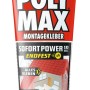 UHU Poly Max Montagekleber Sofort Power, transparente Tube 115g. Starker Baukleber für innen & außen.