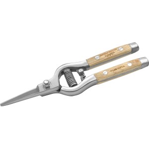 LUX Pflanzschere Cottage Edition, 20 cm, mit Holzgriff für Garten- und Blumenpflege.