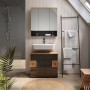 Vicco Badspiegelschrank Eden Anthrazit 70 x 78_5