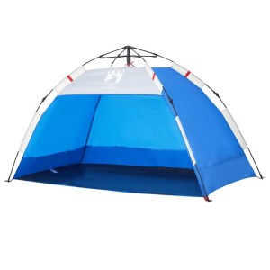 vidaXL Strandzelt 2 Personen Azurblau Quick Release Wasserdicht 4005293
