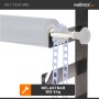 Walimex 2Er-Set 3-Fach Hintergrundhaken 21X4X33Cm 6Kg Metall Wand Decke Studio_3
