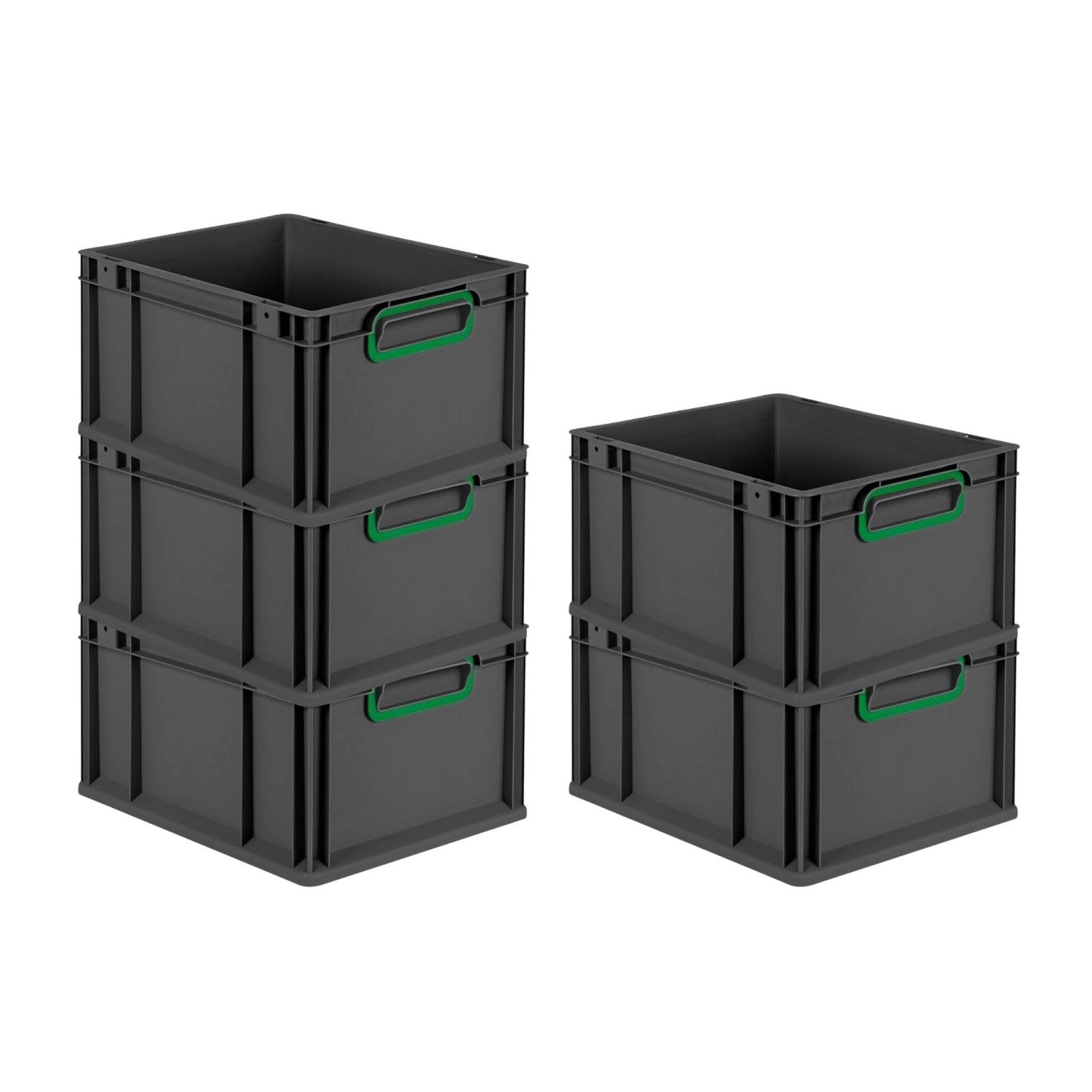 PROREGAL SparSet 5x Eurobox Nextgen Color HxBxT 22x30x40cm 20 Liter Griffe günstig online kaufen