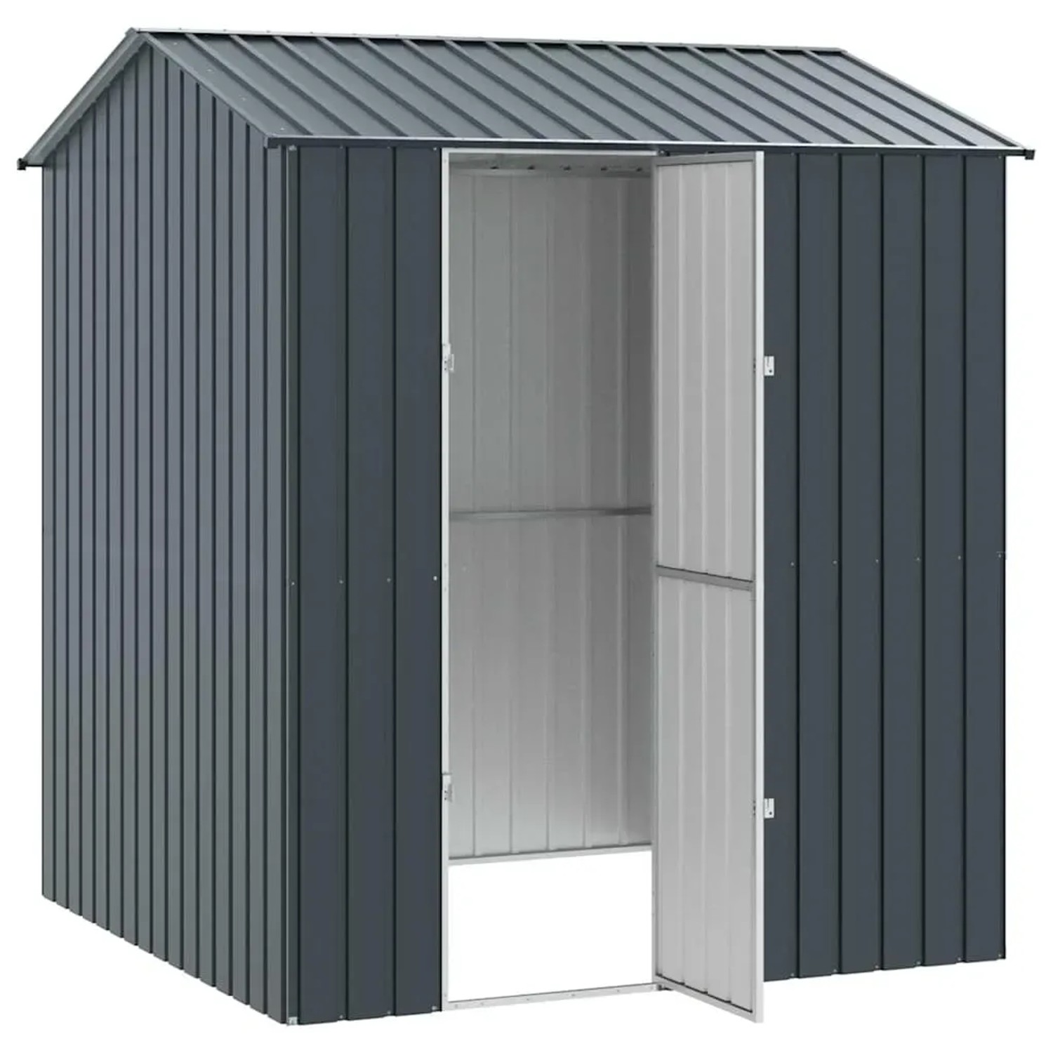 vidaXL Vogelkäfig Anthrazit 215 x 210 x 247 cm Verzinkter Stahl 3325151_3