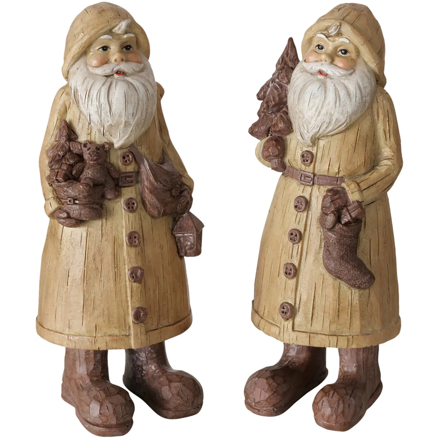 Boltze Figur Woody 2-fach sortiert Beige