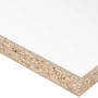 Dekorspanplatte, 280x207x1,9 cm, Weiß-Matt, für Möbel- und Innenausbau.