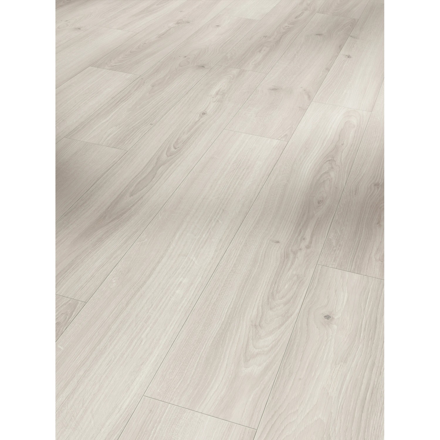 Parador Laminat Basic 400, Eiche Studioline Weiß, wasserfest, 8mm stark.