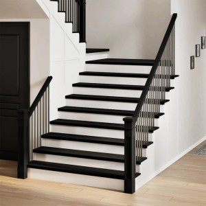 vidaXL Treppenstufen 8 Stk Dunkelbraun 110x25x2 cm Massivholz Eiche 3283029