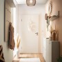 Schildmeyer Regal-Set Edno Canasta, cremebeige, 2-teilig, an der Wand im Flur.