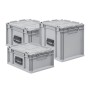 PROREGAL Spar Set 4x Eurobox Nextgen Portable HxBxT 335 x 40 x 60 cm 65 Liter Eurobehälter Transportbox Transportbehälter Stapelbehälter_4