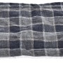 Grau karierte Heim Haustierdecke Schottland Größe L (115x71cm) für Hunde und Katzen.