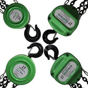 TRUTZHOLM Kettenzug, 1000kg Tragkraft, 12m Hubhöhe, mit Doppelbremse und Stahlketten.