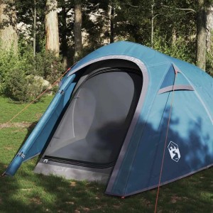vidaXL Tunnelzelt 3 Personen Blau Wasserdicht 94601