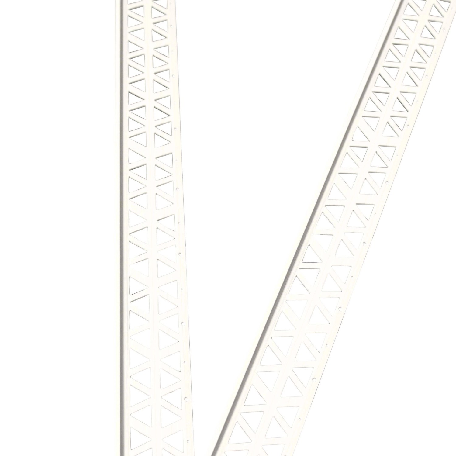 ProfileXXL Eckschutzprofil 2,5m x 40mm x 40mm x 6mm PVC Weiß Putzschiene