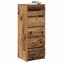 vidaXL Sideboard mit Schubladen Altholz-Optik 37,5x35x99 cm 861767_4