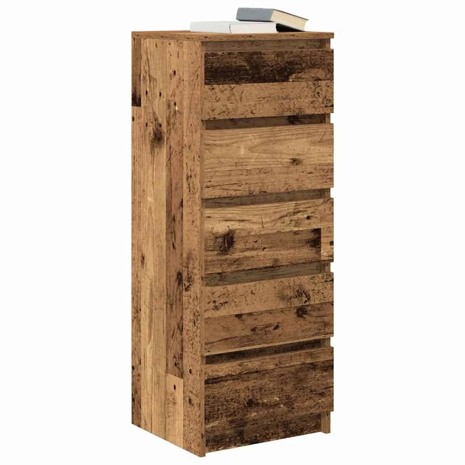 vidaXL Sideboard mit Schubladen Altholz-Optik 37,5x35x99 cm 861767_4