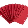 Rote LUX Schleifstreifen, 93x230mm, K240, 10 Stück, für Schwingschleifer.