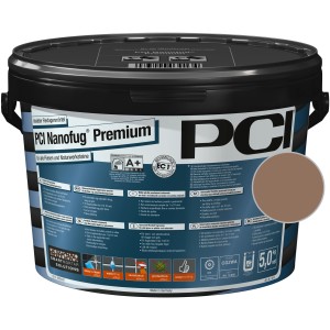 Eimer PCI Nanofug Premium Fugenmörtel Terrabraun, 5 kg.
