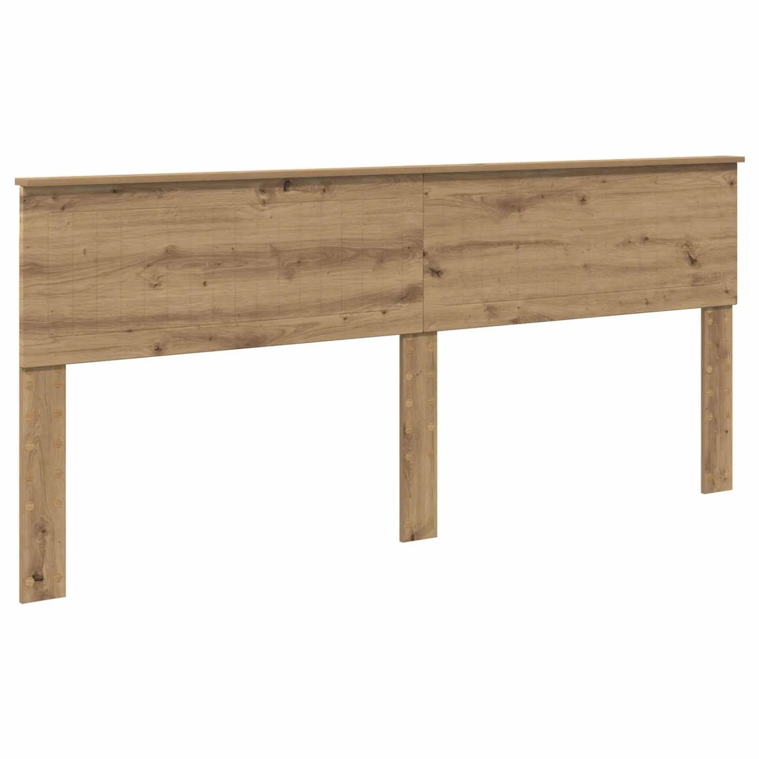 vidaXL Kopfteil mit Kopfteil Artisan-Eiche 200 cm Holzwerkstoff 888384