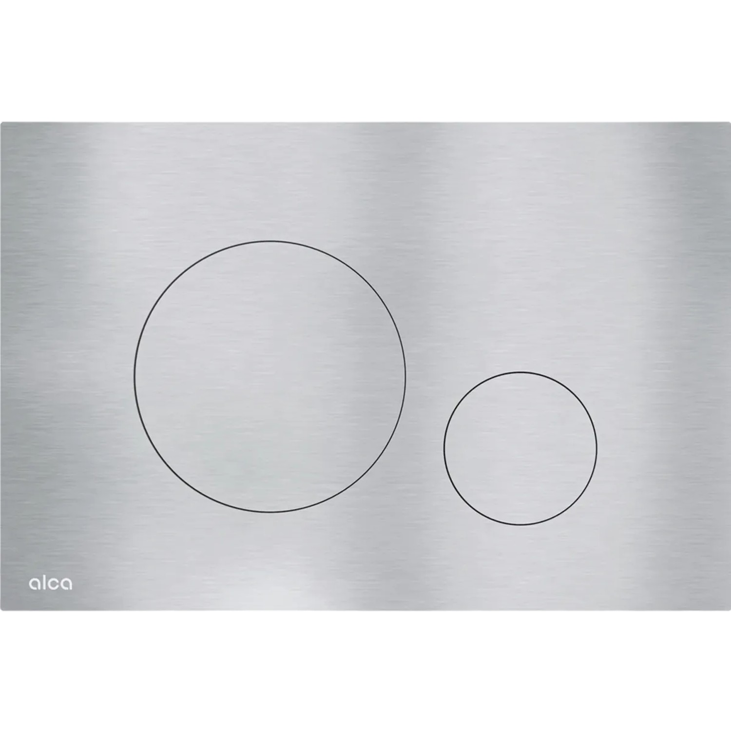 Alcadrain Betätigungsplatte TURN-INOX Edelstahl halbmat/glänzend